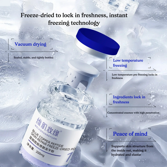 Blue Copper Peptide GHK-CU — Lyophilized Skincare Toner