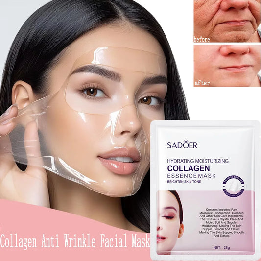 Collagen Anti-Wrinkle Facial Mask — Firming, Brightening & Hydrating