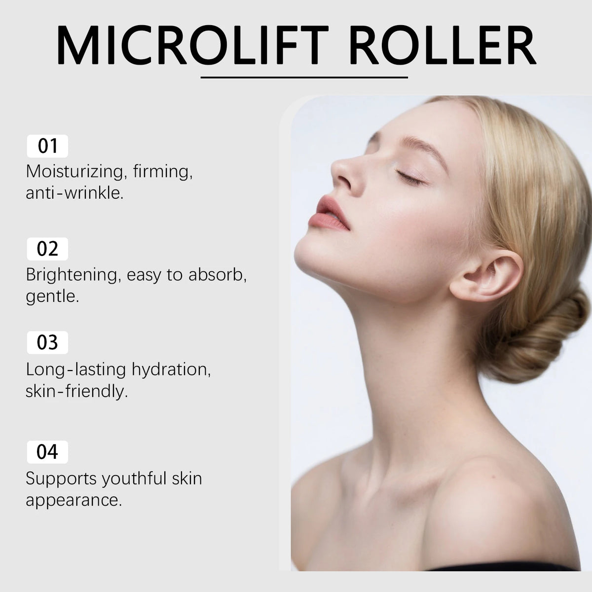 Facial Serum with 0.25mm Microneedles — Deep Hydration and Barrier Repair
