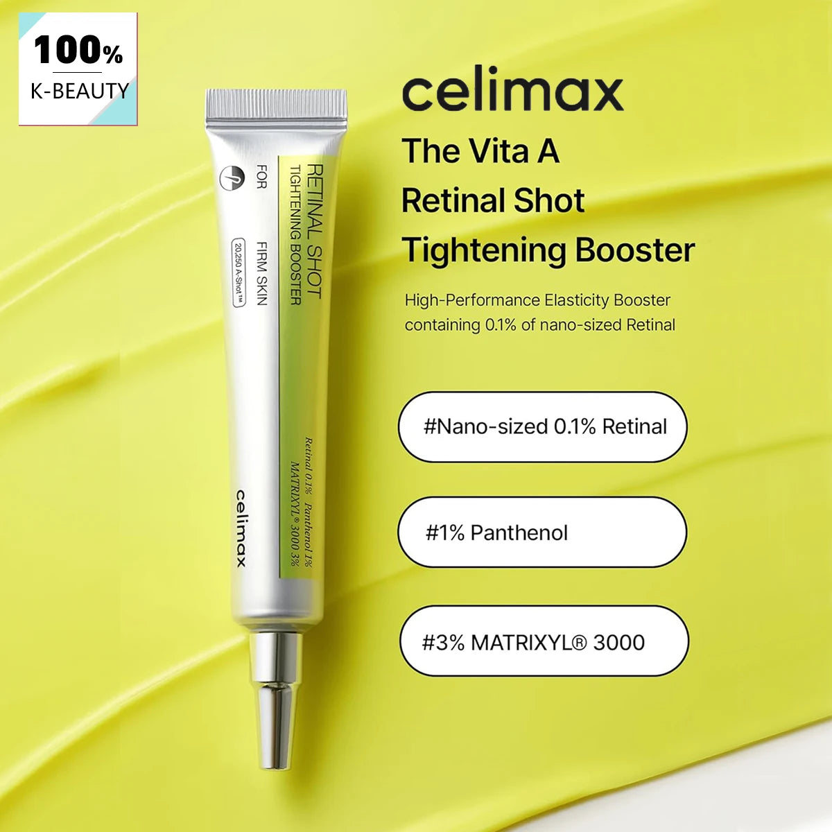 Booster Firmador Celimax Vita-A Retinal — Poros Reduzidos e Pele Firme