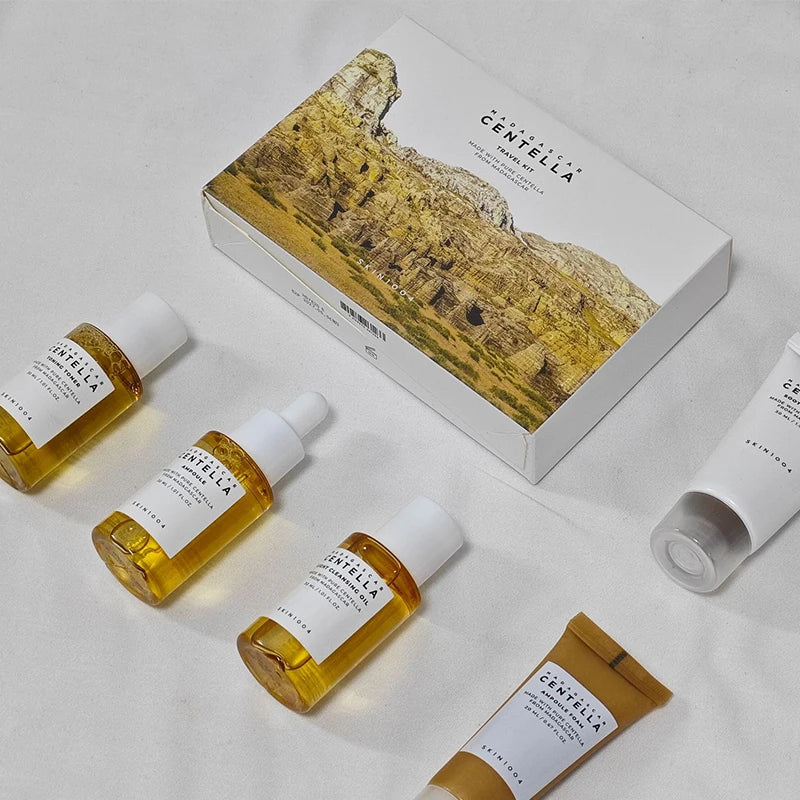 Centella Travel Kit — Toner, Ampoule, Cream, and Cleanser | Special Gift