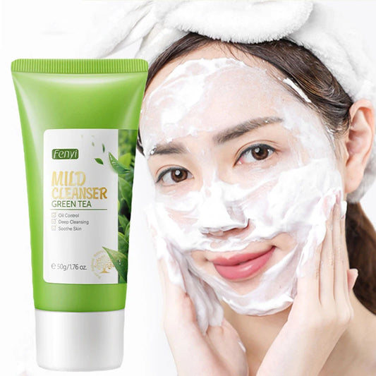 Sakura & Green Tea Skincare Set — Serum, Facial Cream & Eye Cream