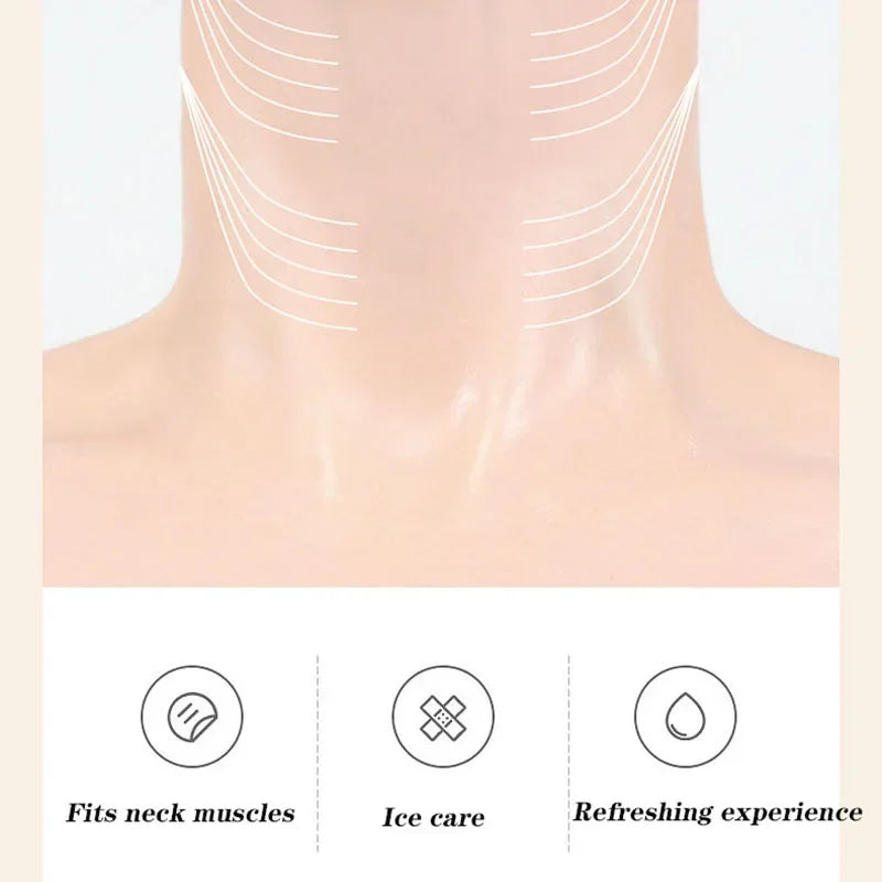 Gold Neck Masks — Anti-Wrinkle & Hydrating Treatment (10 Pieces)