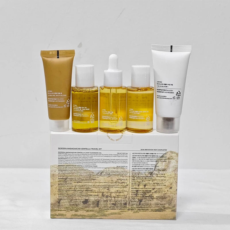 Centella Travel Kit — Toner, Ampoule, Cream, and Cleanser | Special Gift