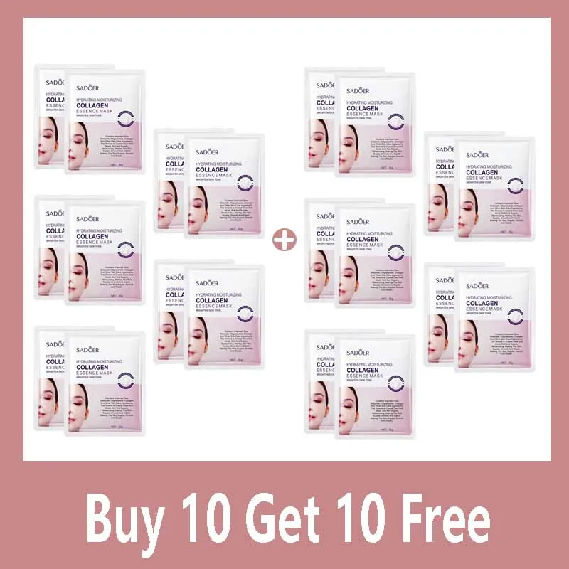 Collagen Anti-Wrinkle Facial Mask — Firming, Brightening & Hydrating
