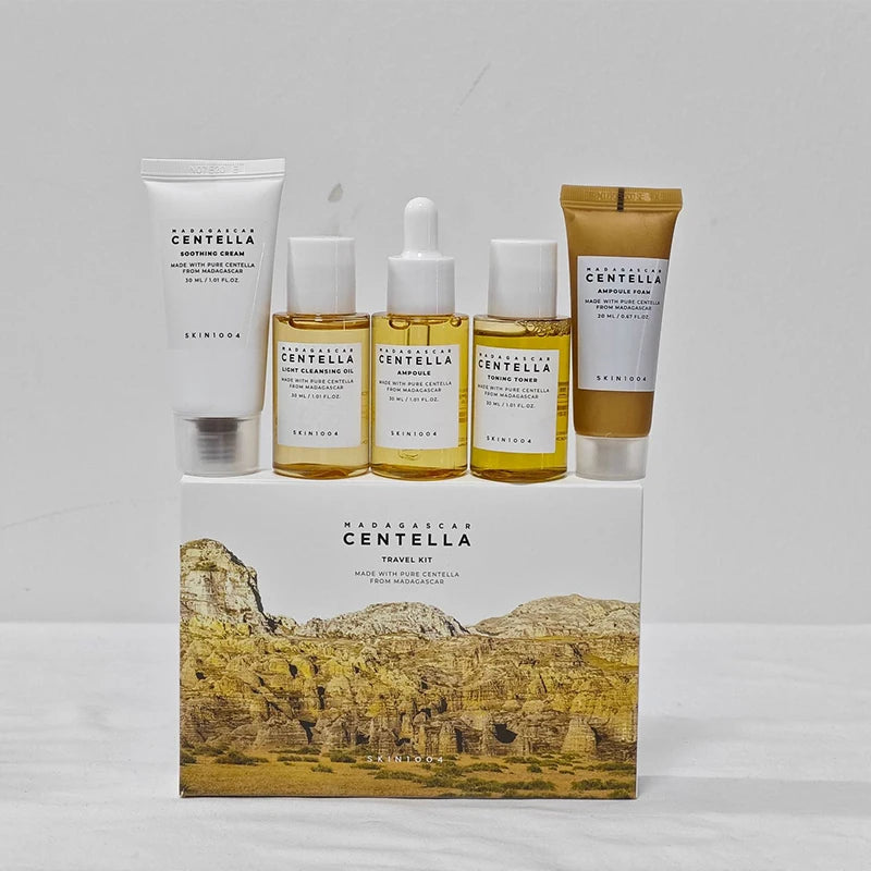 Centella Travel Kit — Toner, Ampoule, Cream, and Cleanser | Special Gift