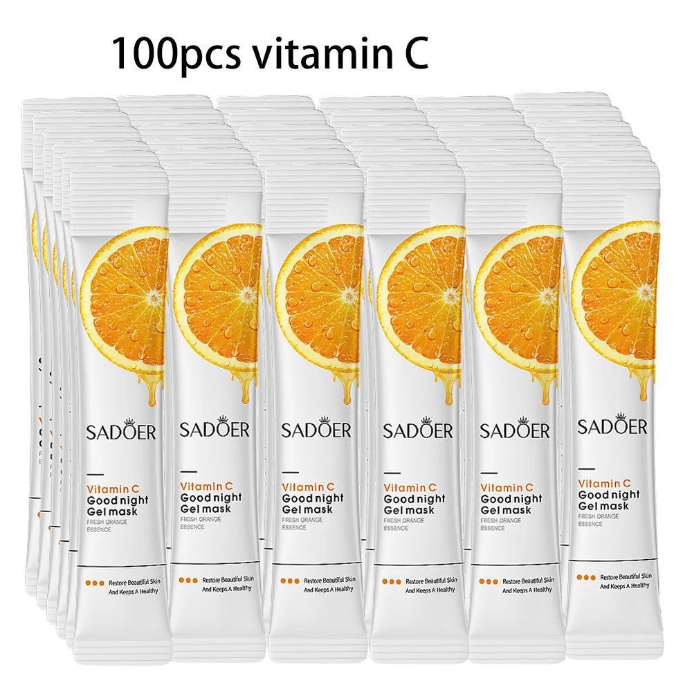 BIOAQUA Rice Sleeping Masks — Hydrating & Collagen Facial Masks (50 or 100 pcs)